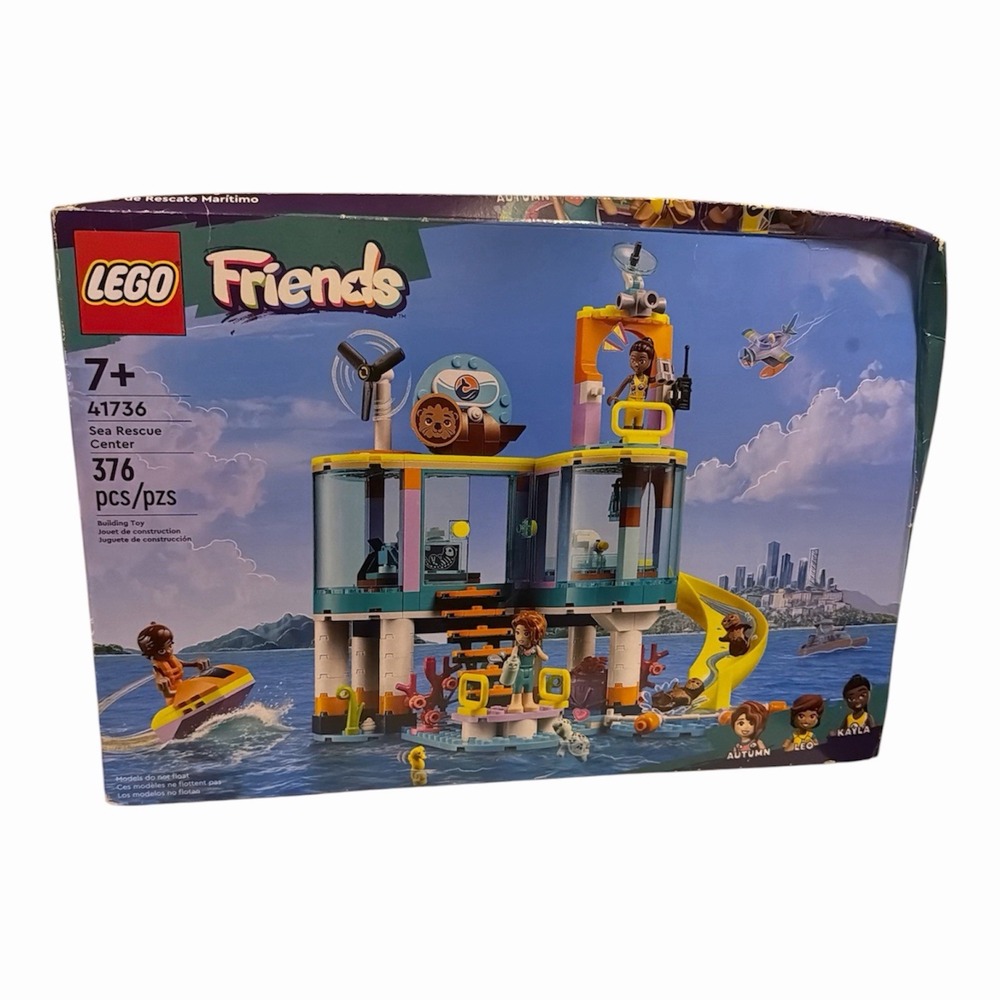 LEGO FRIENDS: Sea Rescue Center (41736) NIB box sealed *BOX HAS ISSUES*